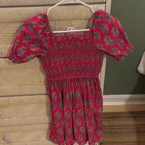 Crewcuts Red Floral Kids Dress